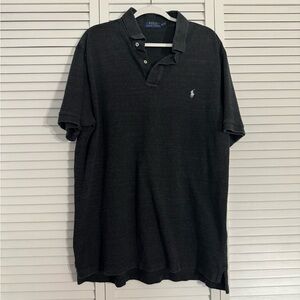 Polo Ralph Lauren Dark Gray Men's Polo Shirt Big and Tall Preppy Golf Sz XLT